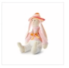 Rabbit Doll – “Rosie the Pink Bunny”